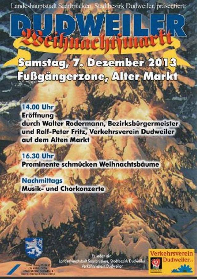 Plakat Weihnachtsmarkt 2013